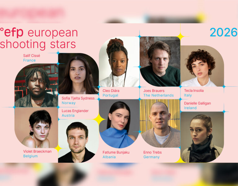 EUROPEAN SHOOTING STARS against a pink background
